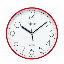PERFECT Настенные кварцевые часы FX-5814/RED