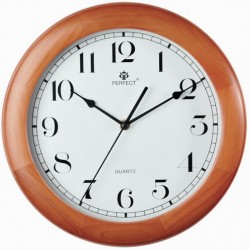 PERFECT Wall clock N0382/BROWN