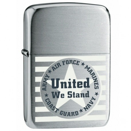 Žiebtuvėlis ZIPPO 24297 United We Stand Chrome 