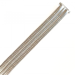 Металлический браслет-резинка для часов  M-SILVER-108-MEN