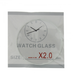 32.5X2,0mm Mineralinis. Laikrodžio stikliukas