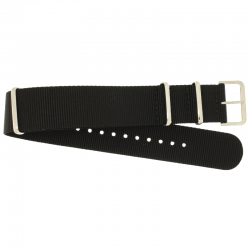 Watch Strap Woven miltary strap 111G.BLACK.20