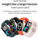 Smart watch L16 GREEN with 24/7 heart rate monitor