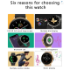 Smart watch Q71PRO GD STEEL with BT call and SOS button