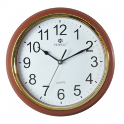 PERFECT Настенные кварцевые часы FX-5842 BROWN