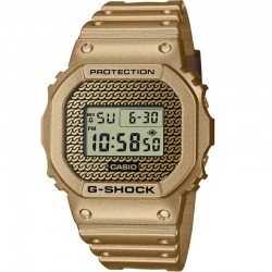 Casio G-SHOCK ORIGINAL DWE-5600HG-1ER CARBON CORE GUARD GOLD CHAIN