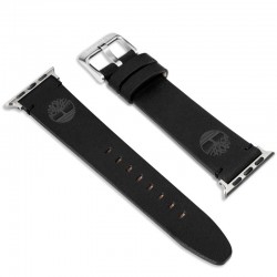 Watch Strap TIMBERLAND STRAP ASHBY L BLACK LEATHER SS 22 mm