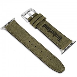 Watch Strap TIMBERLAND STRAP BARNESBROOK L GREEN LEATHER SS 22 mm