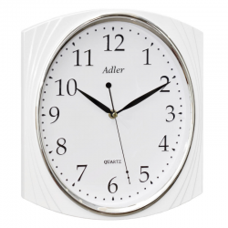 ADLER 30094 WHITE Quartz Wall Clock