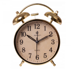 PERFECT PT515-1320-Gold/Antigue Alarm clock 