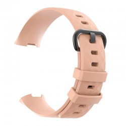 Fitbit Charge 3/4 SL PINK L Silicone watch strap