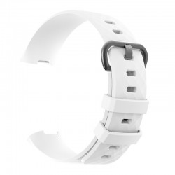 Fitbit Charge 3/4 SL White  Silikoninis laikrodžio dirželis