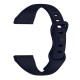 Julman laikrodžio dirželis tinka Fitbit Versa 3,4 SL dark Blue L  Silikoninis 