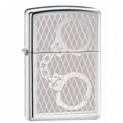 Зажигалка Zippo 28287 Handcuffs Bling High Polished Chrome