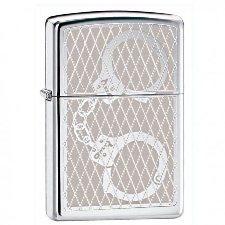 Žiebtuvėlis Zippo 28287 Handcuffs Bling High Polished Chrome