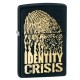 Žiebtuvėlis ZIPPO 28295 IDENTITY CRISIS BLACK MATTE 