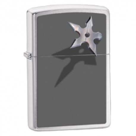 Žiebtuvėlis ZIPPO 28030 Throwing Star Brushed Chrome