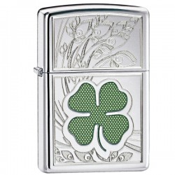 Žiebtuvėlis ZIPPO 24699 Four Leaf Clover Thumbprint