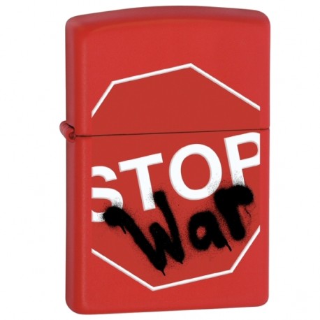 Žiebtuvėlis ZIPPO 28140 Stop War Red Matte