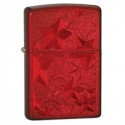 Зажигалка ZIPPO 28339 Classic Iced Stars Candy Apple Red Windproof