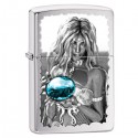 Žiebtuvėlis ZIPPO 28651 Mermaid and Orb Brushed Chrome