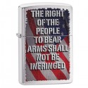 Lighter  ZIPPO 28641 Right of The People Brushed Chrome