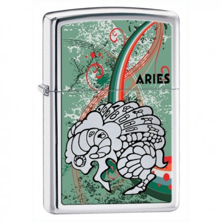 Žiebtuvėlis  ZIPPO 24931 Zodiac Aries High Polish Chrome 