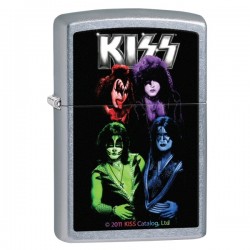 Žiebtuvėlis  ZIPPO 28473 KISS Photo Street Chrome