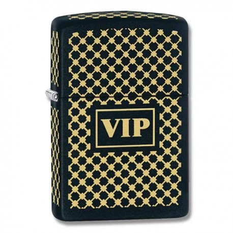 Žiebtuvėlis  ZIPPO 28531 Gold VIP Black Matt