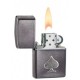Lighter ZIPPO 28379 Stamped Spade Gray Dusk