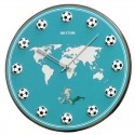 Rhythm World Soccer CMG277NR05 настенные кварцевые часы