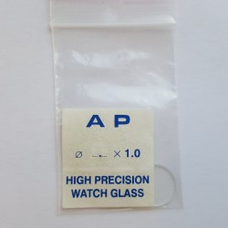 13.8X1,0mm Mineralinis. Laikrodžio stikliukas