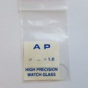 22.6X1,0mm Mineral. Glass for watches