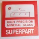 27.0X1,0mm Mineral, Spherical glass for watches