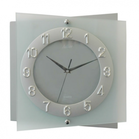 ADLER 21115SIL  Quartz Wall Clock