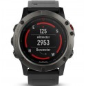 Garmin Fenix 5X Sapphire - Slate grey with black band