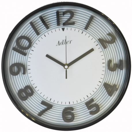 ADLER 30151BLACK Quartz Wall Clock