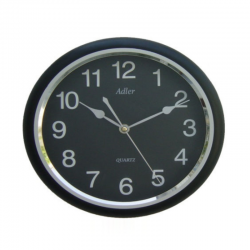 ADLER 30018 BLACK Quartz Wall Clock