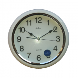 ADLER 30018 WHITE Настенные кварцевые часы
