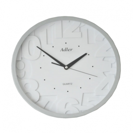 ADLER 30133 SILVER Haстенные кварцевые  часы