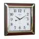 ADLER 30111 DARK BROWN Quartz Wall Clock