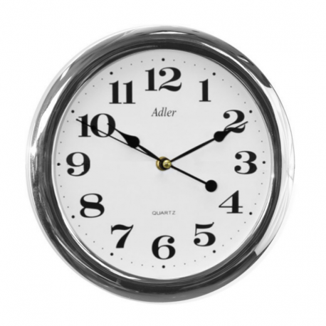 ADLER 30021 SILVER MAT Haстенные кварцевые  часы
