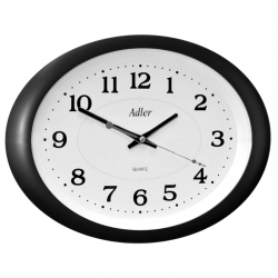 ADLER 30016 BLACK Quartz Wall Clock