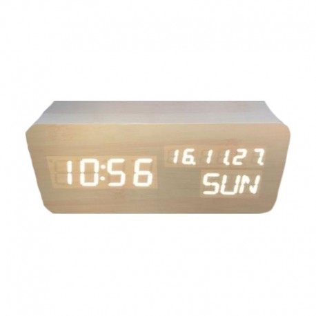 Electric LED Alarm Clock XONIX GHY-018WL/WH/WH