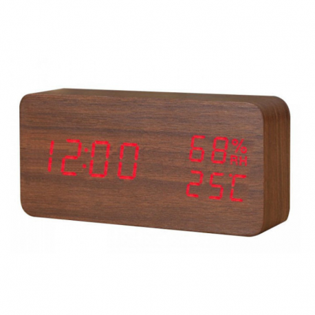 Electric LED Alarm Clock XONIX GHY-016WL/BR/RED