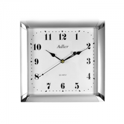 ADLER 30089 SILVER MATWall clock 