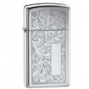  ZIPPO 1652 Slim Venetian High Polish Chrome