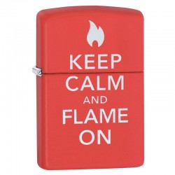 Зажигалка ZIPPO 28671 Keep Calm and Flame On Lighter