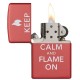 Žiebtuvėlis ZIPPO 28671 Keep Calm and Flame On Lighter