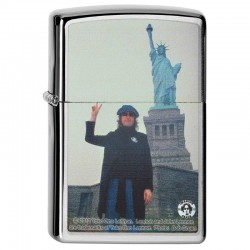 Зажигалка ZIPPO 28730 Classic  Chrome John Lennon  Pocket Lighter